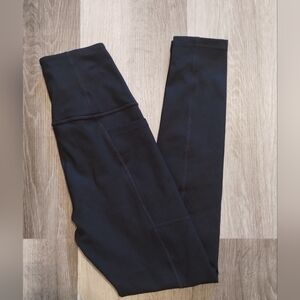 Carbon 38 High-Waisted Black Leggings XXS